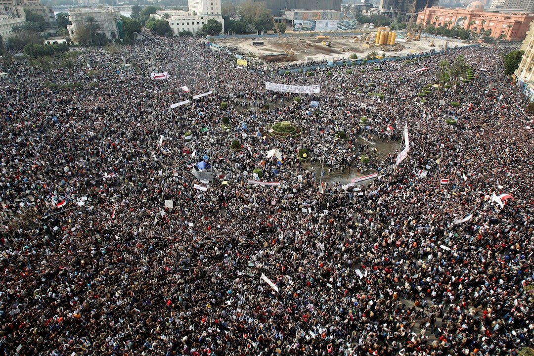 Egyptians rally at Tahrir Square in downtown Cairo February 1, 2011.